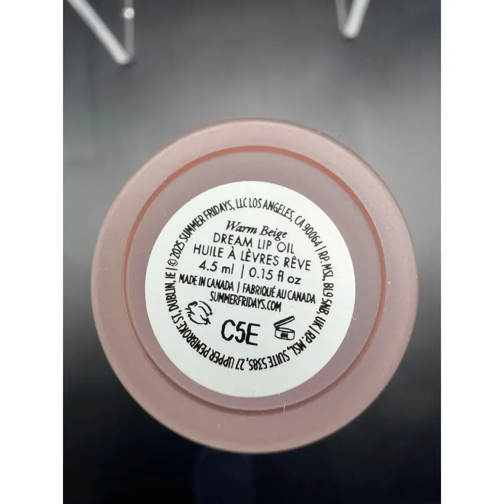 Summer Fridays Dream Lip Oil (Warm Beige | 4.5 mL) 💰 MSRP: $26